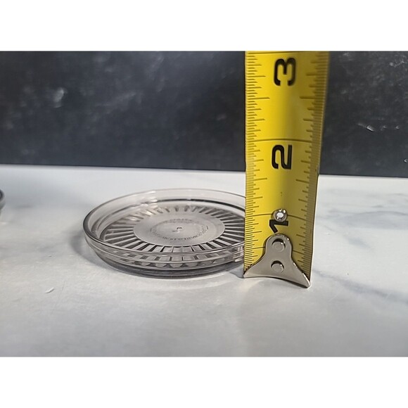 Tupperware Acrylic Clear Coasters Vintage, Set Of 7, READ Description - Picture 8 of 10